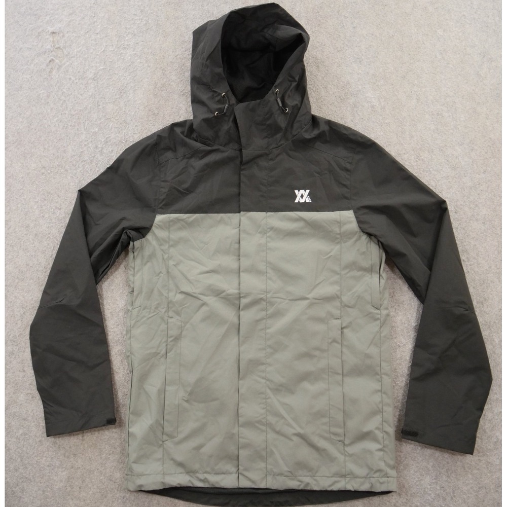 Dixxon Flannel Jacket Mens Small Black Gray Windbreaker Ground Customs New